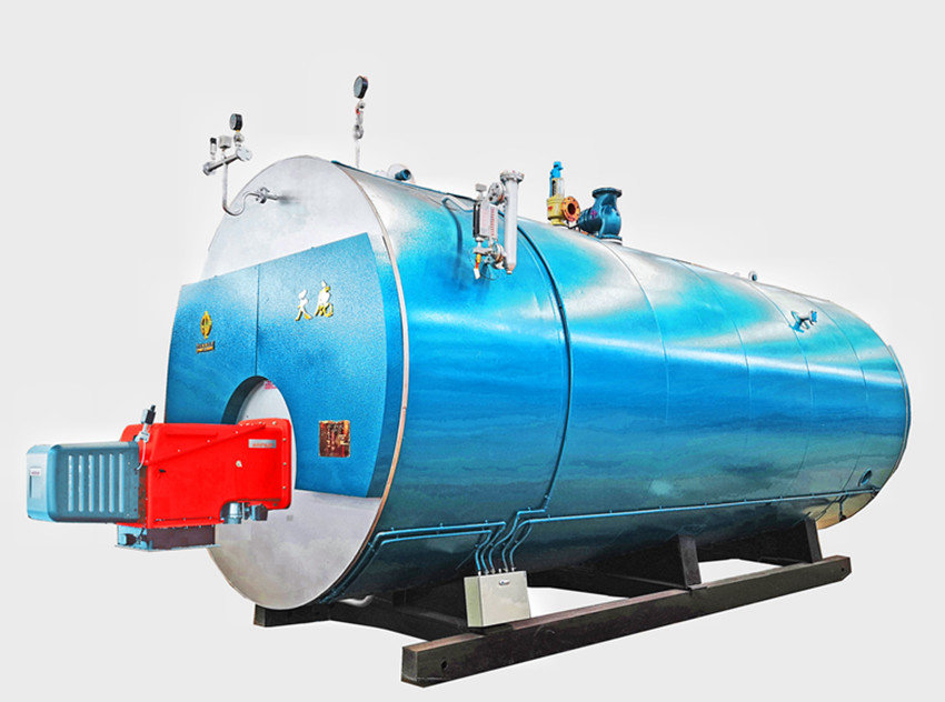WNS型卧式三回程锅壳式燃油燃气蒸汽锅炉（单炉胆）